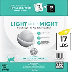 Tidy Cats Lightweight Free & Clean Unscented Clumping Clay Cat Litter, 17-lb box slide 2 of 9