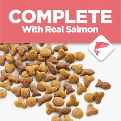 Show full view: Purina Cat Chow Complete High Protein with Real Salmon Dry Cat Food, 30-lb bundle  slide 5 of 12
