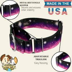 Country Brook Petz HossFit Jr Heavenly Space Wide Martingale Dog Collar, Medium slide 2 of 8