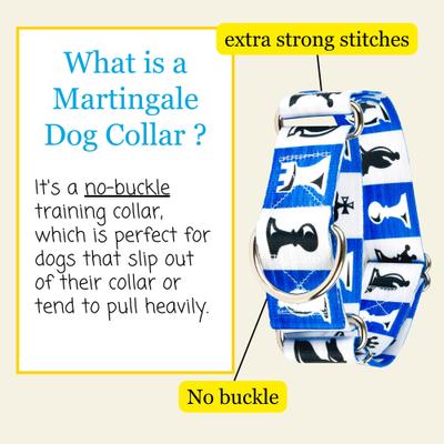 Show full view: Country Brook Petz HossFit Jr Chess Pieces Wide Martingale Dog Collar, Medium slide 3 of 8