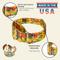 Show in main carousel: Country Brook Petz HossFit Jr Tropical Floral Wide Martingale Dog Collar, Yellow, Medium: 15 to 21-in neck, 1.5-in wide slide 7 of 8