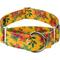 Show in main carousel: Country Brook Petz HossFit Jr Tropical Floral Wide Martingale Dog Collar, Yellow, Medium: 15 to 21-in neck, 1.5-in wide slide 1 of 8