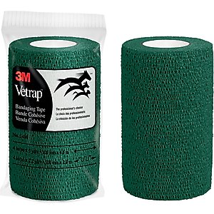 3M Vetrap Horse Bandaging Tape, Hunter Green, 4-in
