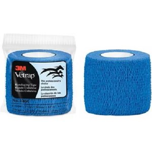 3M Vetrap Horse Bandaging Tape, Blue, 2-in
