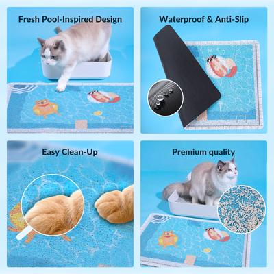 Show full view: Happy & Polly Summer Pool Cat Litter Mat slide 6 of 9