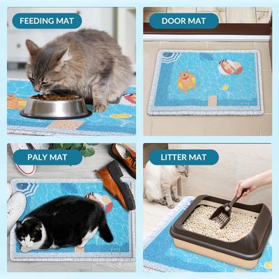 Show full view: Happy & Polly Summer Pool Cat Litter Mat slide 8 of 9