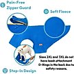 Show in main carousel: Gooby Zip-Up Fleece Dog Vest, Pink, Medium: 17.5-in chest slide 3 of 5