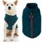 Show in main carousel: Gooby Zip-Up Fleece Dog Vest, Turquoise Wash, Small: 13.5-in chest slide 1 of 6