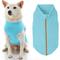 Show in main carousel: Gooby Zip-Up Fleece Dog Vest, Turquoise, Medium: 17.5-in chest slide 1 of 7