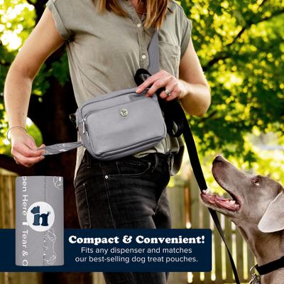 Show full view: Puppington Greenest Pup Compostable Dog Poop Bags, Charcoal Gray, 6 Rolls slide 5 of 9