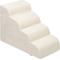 Show in main carousel: Niubya High Density Foam Extra Wide Non-Slip Bottom High Bed, Couch & Sofa Dog Stairs, White, 4 steps slide 1 of 9