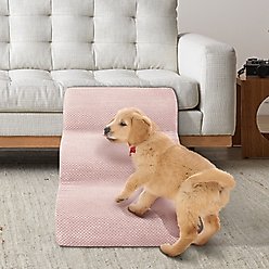 Niubya High Density Foam Extra Wide Non-Slip Bottom High Bed, Couch & Sofa Dog Stairs, Pink, 3 steps slide 2 of 6