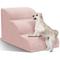 Show in main carousel: Niubya High Density Foam Extra Wide Non-Slip Bottom High Bed, Couch & Sofa Dog Stairs, Pink, 3 steps slide 1 of 8