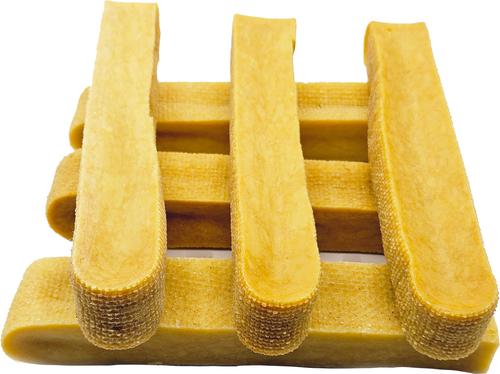 Show full view: The Treat Shack 6 to 7-in Himalayan Yak Cheese Dog Chew Treats, Jumbo, 8-oz bag slide 3 of 11