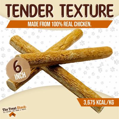 Show full view: The Treat Shack Made 100% Real Chicken Sausage High-Protein Soft & Chewy Dog Treats, 6-in, 20 count slide 4 of 9