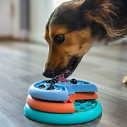 Outward Hound Puppy Lickin' Layers Slow Feeder for Puppies Interactive Dog Puzzle Game, Multiple Colors slide 2 of 9