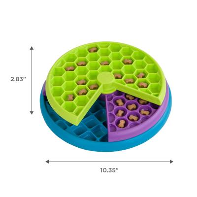 Show full view: Outward Hound Lickin' Layers Interactive Puzzle Game & Slow Feeder, Multicolor, One-Size, 2 cup slide 9 of 12