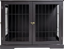 TRIXIE Pet Home Furniture Style Dog Crate, Brown, Medium