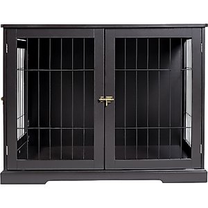 TRIXIE Pet Home Furniture Style Dog Crate, Brown, Medium