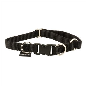 PetSafe Keep Safe Nylon Breakaway Dog Collar, Black, Small: 10 to 14-in neck, 3/4-in wide