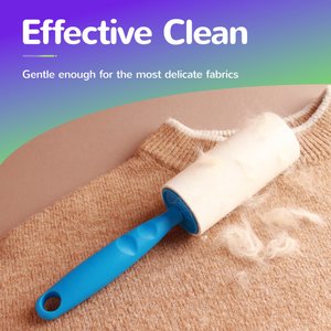 Fido Fave Extra Sticky Pet Hair Remover Lint Roller, Blue, 3 count