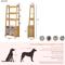 Show in main carousel: Cesicia Ladder Bookcase Furniture Style Dog Crate, Ancient Oak slide 5 of 7