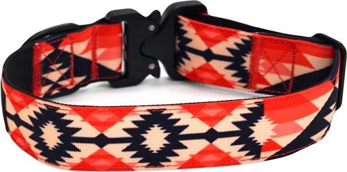Show full view: Outback Hound Aztec Dog Collar, Medium: 17 to 20-in neck, 1.5-in wide slide 2 of 4