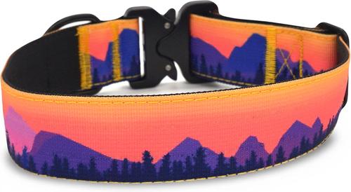 Show full view: Outback Hound Mountain Sunrise Dog Collar, Large: 20 to 23-in neck, 1.5-in wide slide 2 of 5