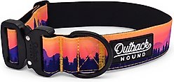 Outback Hound Mountain Sunrise Dog Collar, Large: 20 to 23-in neck, 1.5-in wide