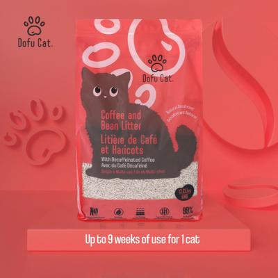 Show full view: Dofu Cat Coffee Scented Clumping Cat Litter, 13-Ib bag slide 7 of 9