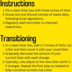 Dofu Cat Tofu Scented Clumping Cat Litter, 19 -Ib bag slide 2 of 8