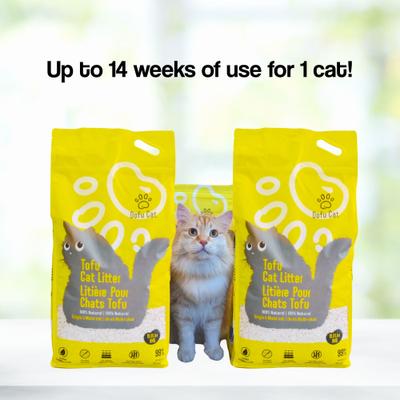 Show full view: Dofu Cat Tofu Scented Clumping Cat Litter, 19 -Ib bag slide 4 of 9