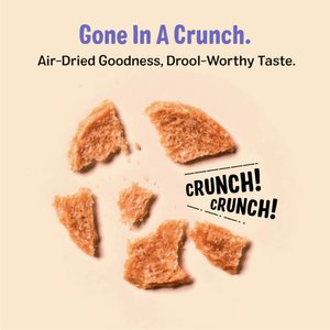 Three Dog Bakery Bark'N Crunch! Chicken Chips Dehydrated Dog Treats, 4-oz bag