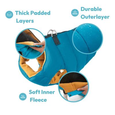 Show full view: Gooby Padded Dog Vest, Green, X-Small slide 2 of 10