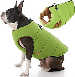 Gooby Padded Dog Vest, Green, Medium