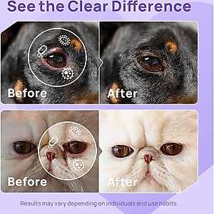 HICC PET Gentle Antimicrobial Dog & Cat Eye Rinse, 5.1-fl oz bottle