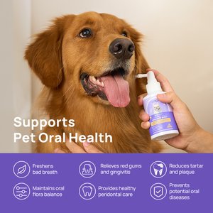 HICC PET Oral Care Cat & Dog Dental Spray, 5.1-fl oz bottle