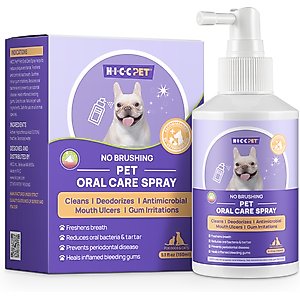 HICC PET Finger Glove Cat & Dog Dental Wipes, 50 count
