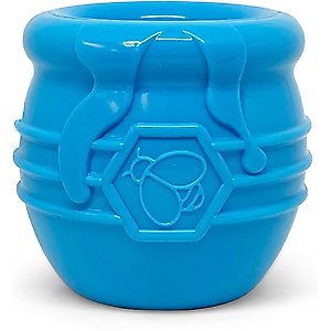 SodaPup Honey Pot PUP-X Treat Dispenser Dog Toy, Blue, Large
