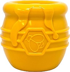 SodaPup Honey Pot PUP-X Treat Dispenser Dog Toy, Yellow, X-Large