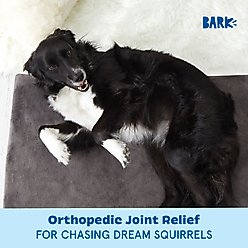 BARK Orthopedic Dog Bed, Large, Grey slide 2 of 6