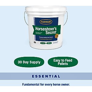 Farnam Horseshoer's Secret Pelleted Hoof Supplement, 11-lb bucket, 30 Day Supply