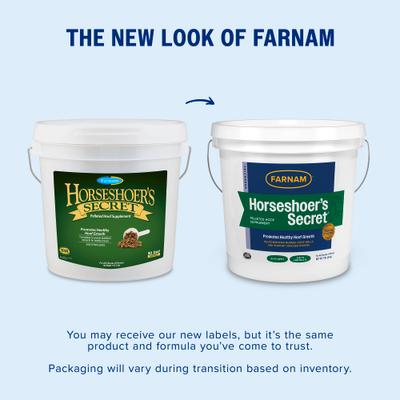 Show full view: Farnam Horseshoer's Secret Pelleted Hoof Supplement, 11-lb bucket, 30 Day Supply slide 2 of 10
