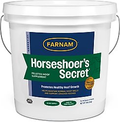 Farnam Horseshoer's Secret Pelleted Hoof Supplement, 11-lb bucket, 30 Day Supply