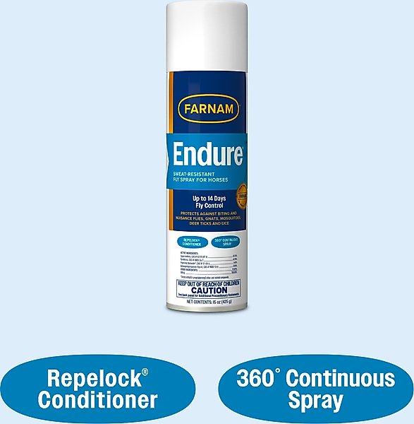 Show full view: Farnam Endure Sweat Resistant Horse Fly Spray, 15-fl oz bottle slide 7 of 12