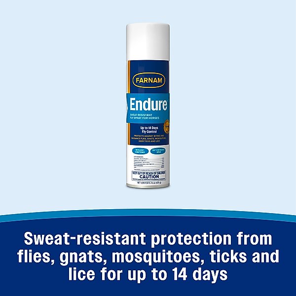 Show full view: Farnam Endure Sweat Resistant Horse Fly Spray, 15-fl oz bottle slide 3 of 12