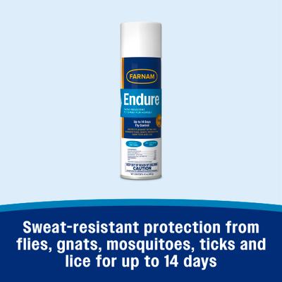 Show full view: Farnam Endure Sweat Resistant Horse Fly Spray, 15-fl oz bottle slide 3 of 12