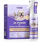 HICC PET 2X Power Wound & Antimicrobial Cat & Dog Skin Treatment Spray, 10.1-fl oz bottle