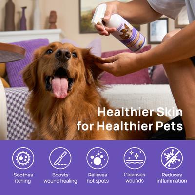 Show full view: HICC PET Skin Care Relief Cat & Dog Spray, 16-fl oz bottle slide 3 of 11