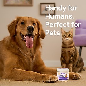 HICC PET Finger Glove Cat & Dog Dental Wipes, 50 count